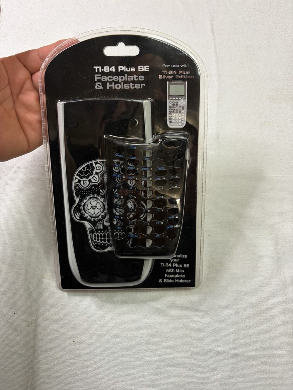 Texas Instruments TI-84 Plus SE Designer Faceplate & Holster Skull & Bones